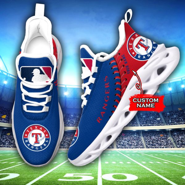 Texas Rangers MLB Max Soul Shoes Sneakers For Men And Women
