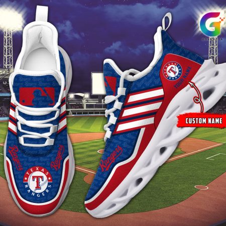 Texas Rangers MLB Max Soul Shoes Sneakers For Men And Women