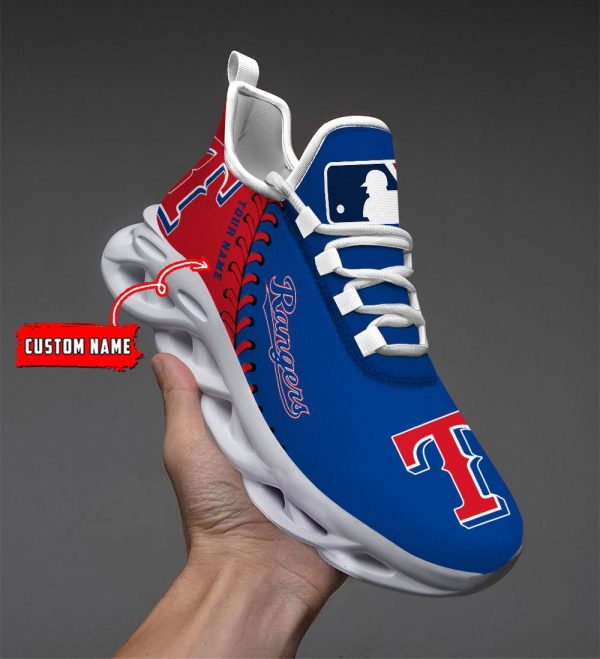Texas Rangers MLB Max Soul Shoes Sneakers For Men And Women