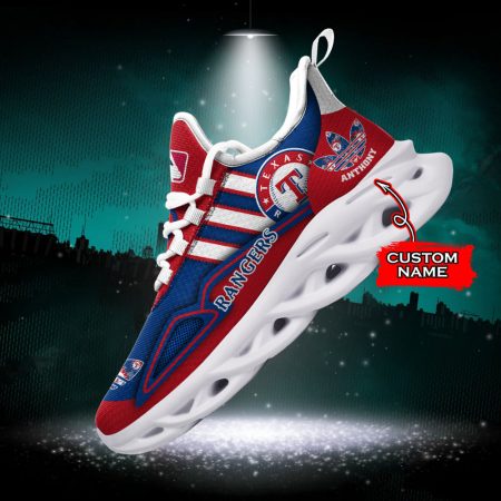 Texas Rangers MLB Max Soul Shoes Sneakers For Men And Women