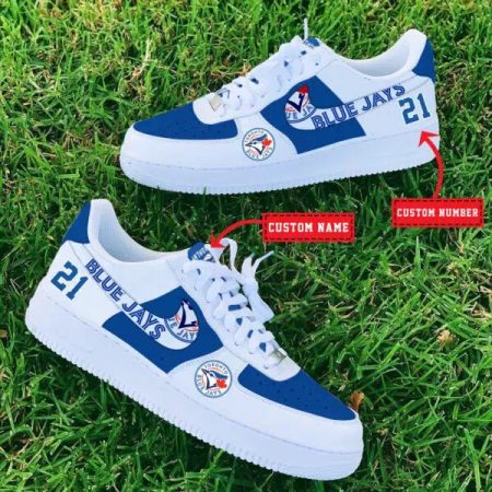 Toronto Blue Jays MLB Air Low-Top Sneakers Shoes For Men And Women