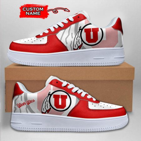 Utah Utes NCAA Air Low-Top Sneakers Shoes For Men And Women