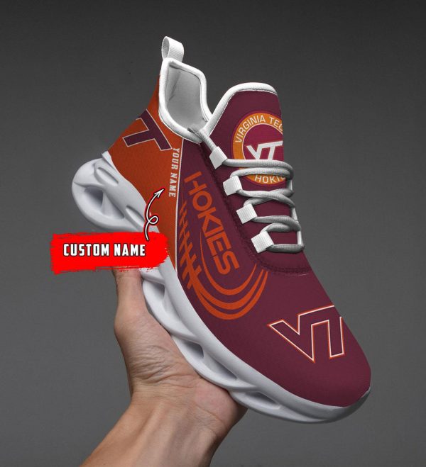 Virginia Tech Hokies Max Soul Shoes Sneakers For Men And Women