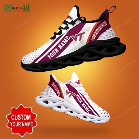 Virginia Tech Hokies Max Soul Shoes Sneakers For Men And Women