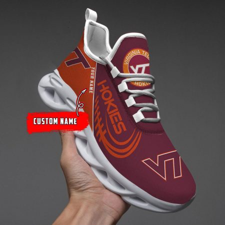 Virginia Tech Hokies Max Soul Shoes Sneakers For Men And Women