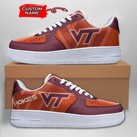Virginia Tech Hokies NCAA Air Low-Top Sneakers Shoes For Men And Women