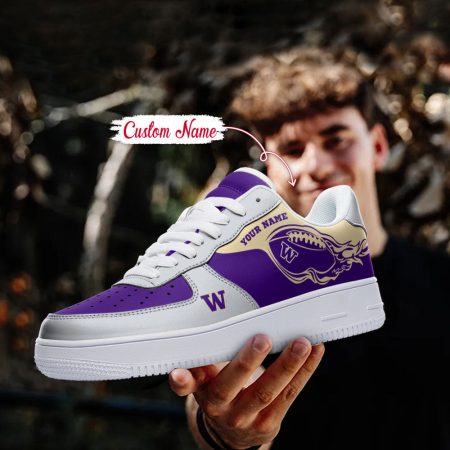 Washington Huskies NCAA Air Low-Top Sneakers Shoes For Men And Women