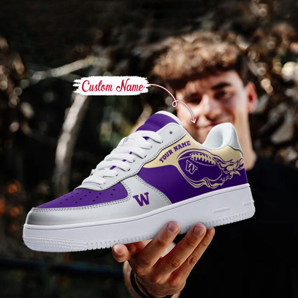 Washington Huskies NCAA Air Low-Top Sneakers Shoes For Men And Women