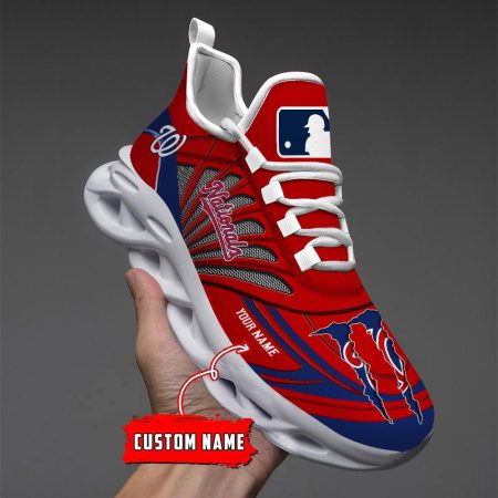 Washington Nationals Max Soul Shoes Sneakers For Men And Women