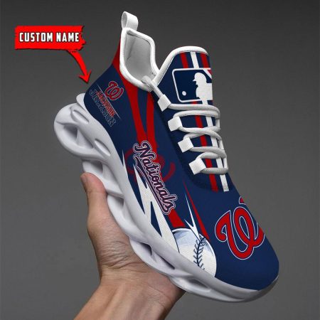 Washington Nationals Max Soul Shoes Sneakers For Men And Women