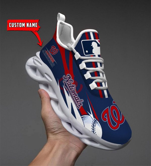 Washington Nationals Max Soul Shoes Sneakers For Men And Women