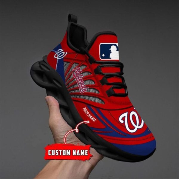 Washington Nationals Max Soul Shoes Sneakers For Men And Women