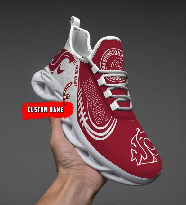 Washington State Cougars Max Soul Shoes Sneakers For Men And Women