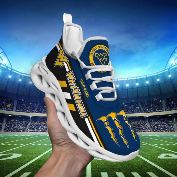 West Virginia Mountaineers Max Soul Shoes Sneakers For Men And Women