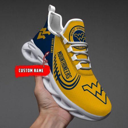 West Virginia Mountaineers Max Soul Shoes Sneakers For Men And Women