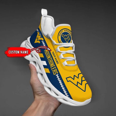 West Virginia Mountaineers Max Soul Shoes Sneakers For Men And Women