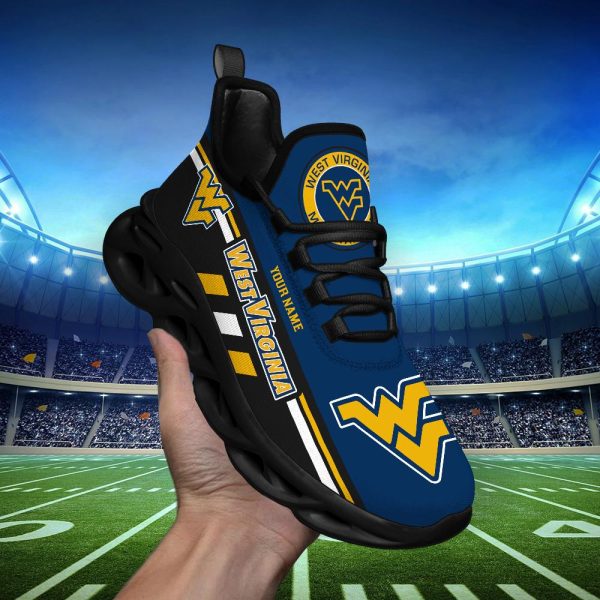 West Virginia Mountaineers Max Soul Shoes Sneakers For Men And Women