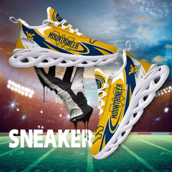 West Virginia Mountaineers Max Soul Shoes Sneakers For Men And Women
