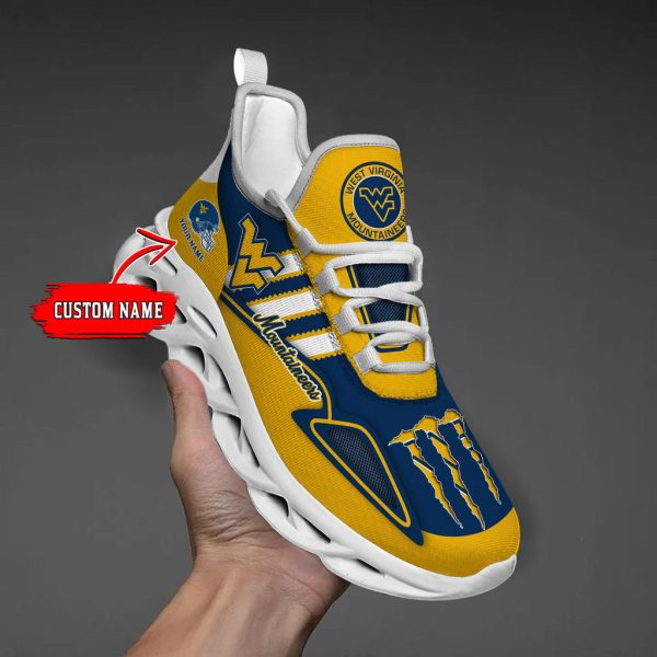 West Virginia Mountaineers Max Soul Shoes Sneakers For Men And Women