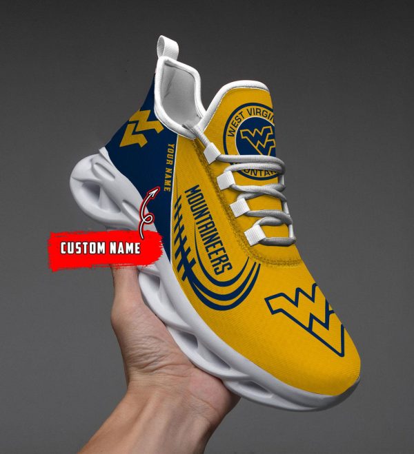 West Virginia Mountaineers Max Soul Shoes Sneakers For Men And Women