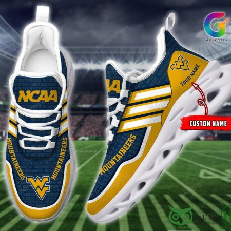 West Virginia Mountaineers Max Soul Shoes Sneakers For Men And Women