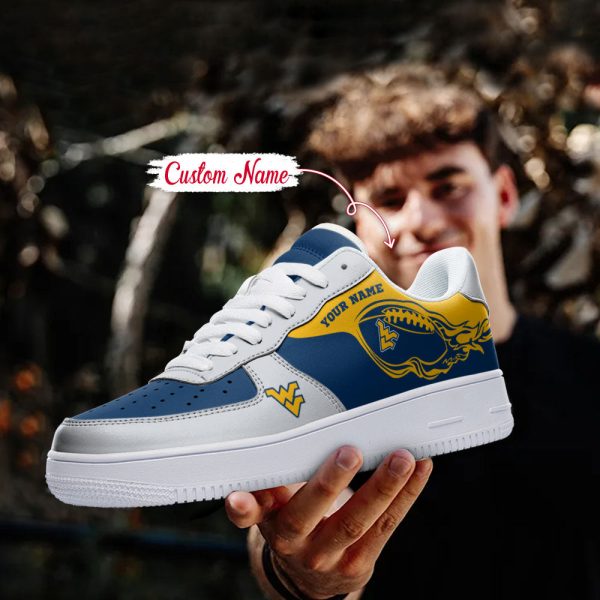 West Virginia Mountaineers NCAA Air Low-Top Sneakers Shoes For Men And Women