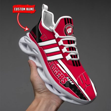 Wisconsin Badgers Max Soul Shoes Sneakers For Men And Women