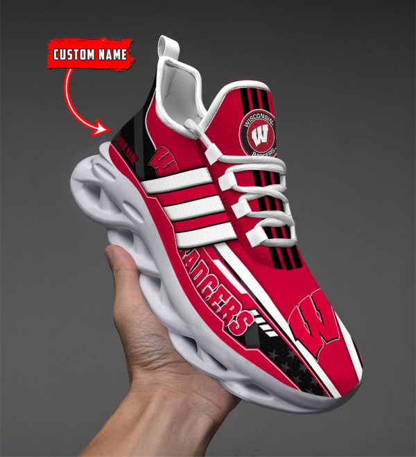 Wisconsin Badgers Max Soul Shoes Sneakers For Men And Women