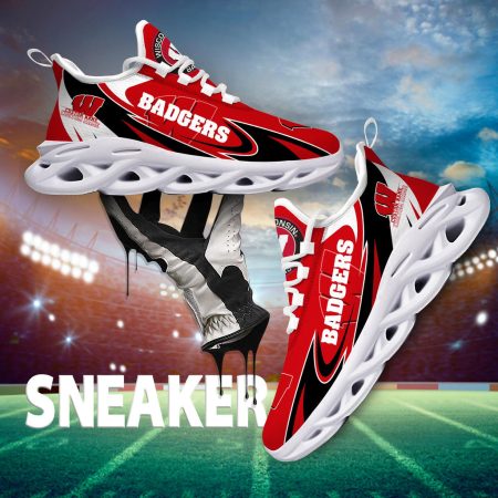Wisconsin Badgers Max Soul Shoes Sneakers For Men And Women