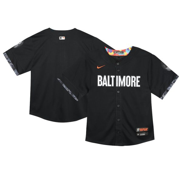 Baltimore Orioles Nike Infant City Connect Limited Jersey – Black –