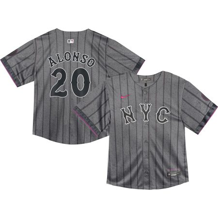 Pete Alonso New York Mets Nike Infant 2024 City Connect Limited Player Jersey – Graphite –