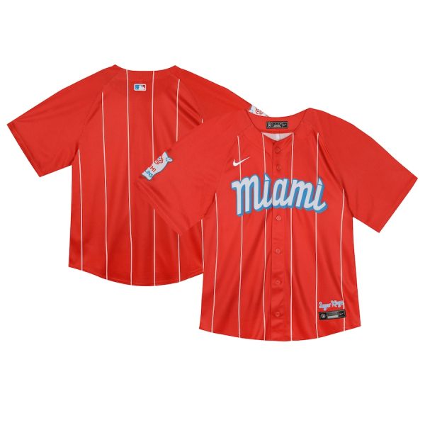 Miami Marlins Nike Infant City Connect Limited Jersey – Red –