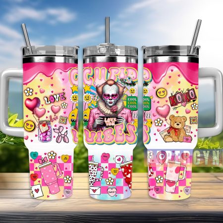 IT Horror Movie Custom  Quencher 30 or 40oz  Stainless Steel Tumbler HG With Handle