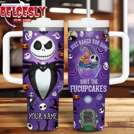 Jack Skellington The Nightmare Before Christmas Movies Custom Stanley Quencher 30oz or 40oz Stainless Steel Tumbler With Handle HG With Handle