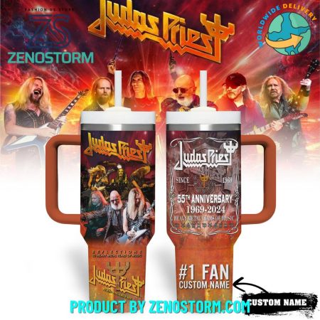 Judas Priest Music Custom  Quencher 30oz or 40oz Stainless Steel  Tumbler HG With Handle