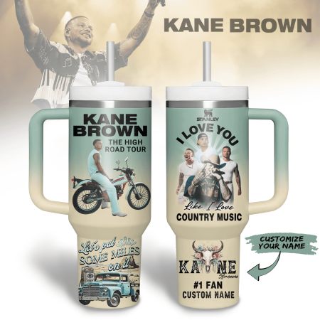 Kane Brown Music Custom Stanley Cup 40 oz 30 oz Tumbler With Handle