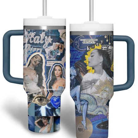 Katy Perry Music Custom Stanley Quencher  30oz or 40oz Stainless Steel Tumbler With Handle HG Stainless Steel Tumbler With Handle