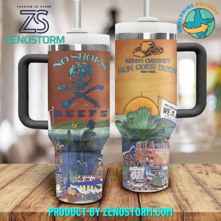 Kenny Chesney Music Custom  Quencher 30oz or 40oz Stainless Steel  Tumbler HG With Handle