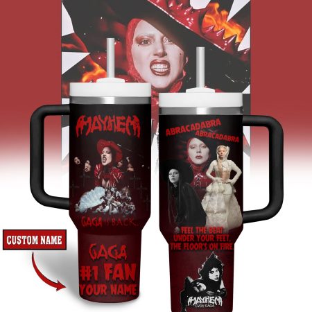 Lady Gaga Music Custom Stanley Cup 40 oz 30 oz Tumbler With Handle