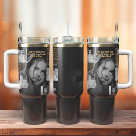 Lana Del Rey Music Custom  Quencher 30oz or 40oz Stainless Steel  Tumbler HG