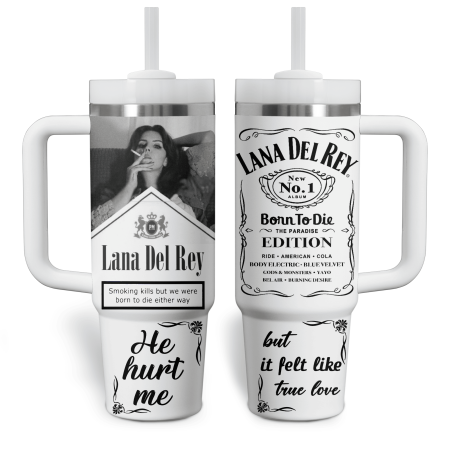 Lana Del Rey Music Custom Stanley Quencher 30oz or 40oz Stainless Steel Tumbler With Handle HG