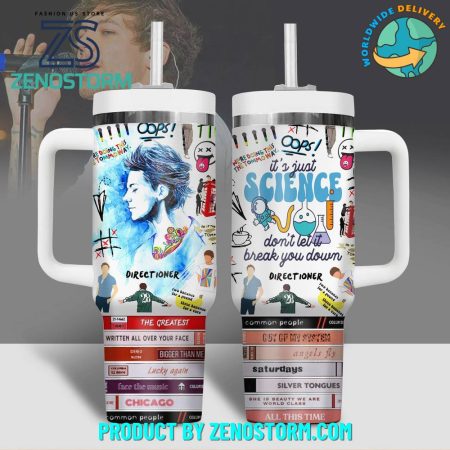 Louis Tomlinson Music Custom  Quencher 30oz or 40oz Stainless Steel  Tumbler HG With Handle
