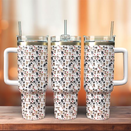 Love Dogs Custom Stanley Cup 40 oz 30 oz Tumbler With Handle HG