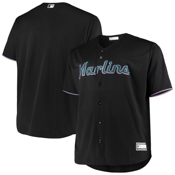 mens-black-miami-marlins-big-and-tall-replica-team-jersey_pi4040000_ff_4040224-84f84651ce7ae3043e3b_full.jpg Miami Marlins Big & Tall Replica Team Jersey – Black –