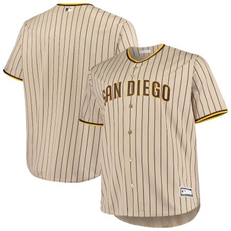 San Diego Padres Big & Tall Road Replica Team Jersey – Brown –