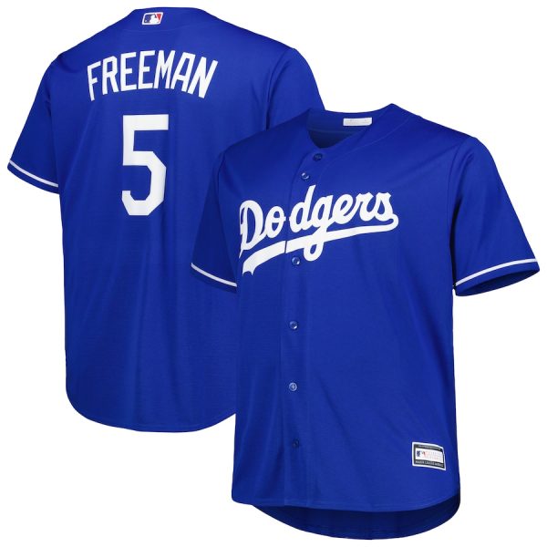 Freddie Freeman Los Angeles Dodgers Big & Tall Replica Player Jersey – Royal –