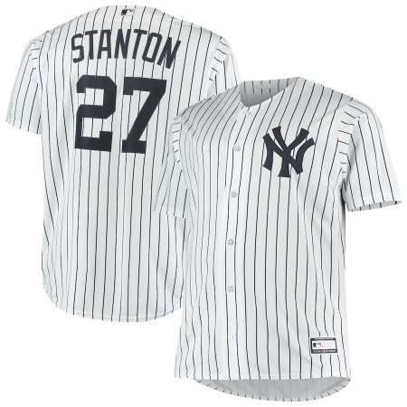 Giancarlo Stanton New York Yankees Big & Tall Replica Player Jersey – White –