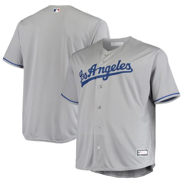 Los Angeles Dodgers Big & Tall Replica Team Jersey – Gray –