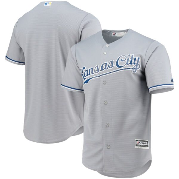 Kansas City Royals Majestic Team Official Jersey – Gray –