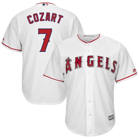 Zack Cozart Los Angeles Angels Majestic Home Cool Base Player Jersey – White –